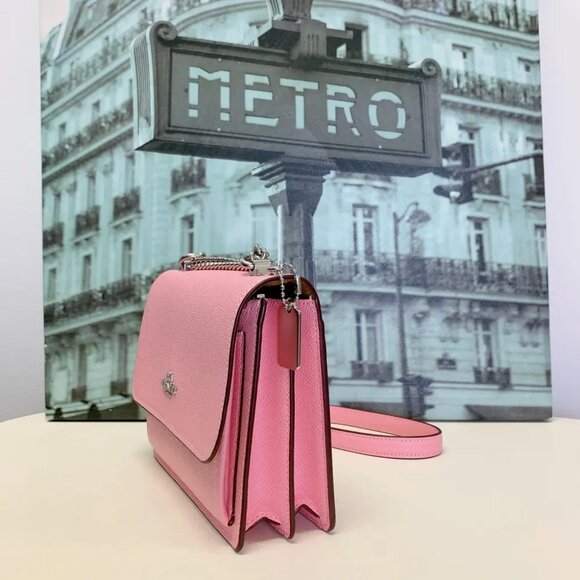 Coach C9949 Mini Klare Crossbody IN FLOWER PINK - Picture 5 of 7